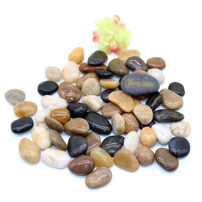Mixed color high polished pebbles