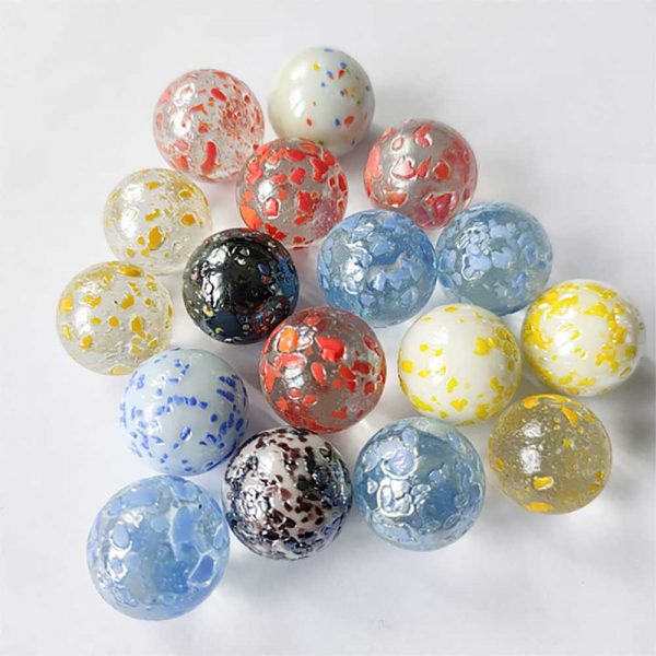 Yellow Sesame Glass Marbles Ball