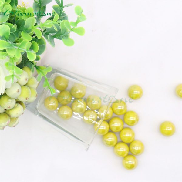 Yellow Glass Marbles