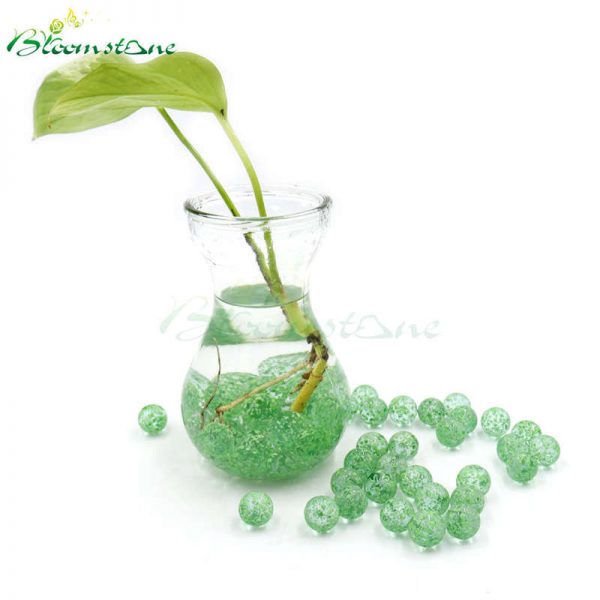 Green Sesame Glass Marbles Ball