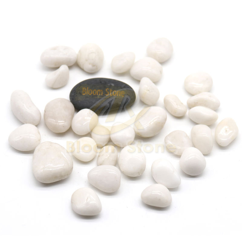 high polished snow white pebbles (2)