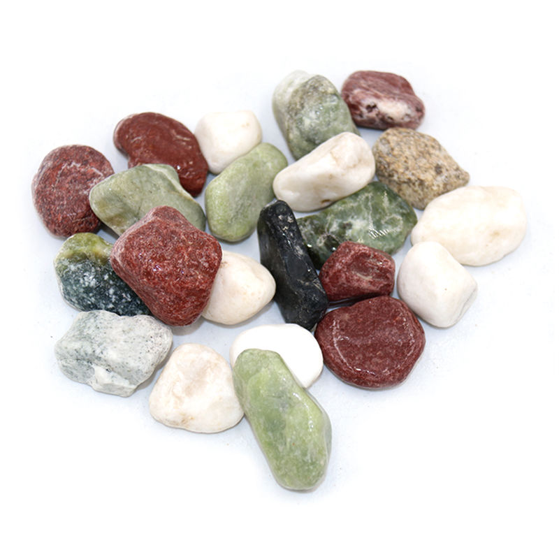Mixed Color Tumbled Pebbles – Decorative Natural Stone for Landscaping & Décor