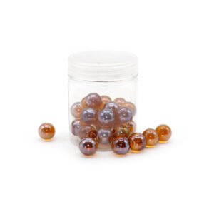 Amber Glass Marbles