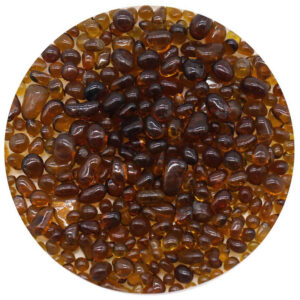 Amber Small Glass Beads for Pool Finishes, Aquariums, and Décor