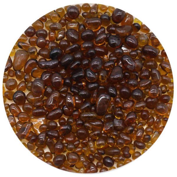 Amber Small Glass Beads for Pool Finishes, Aquariums, and Décor