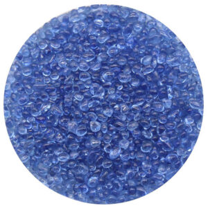 Blue Small Glass Beads for Pool Finishes and Decoration