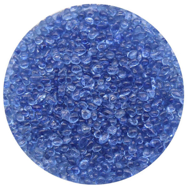 Blue Small Glass Beads for Pool Finishes and Decoration