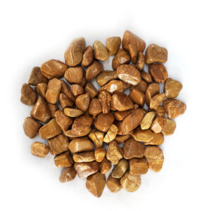 High Polished Brown Wood Grain Pebbles