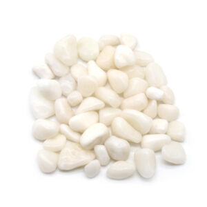 High Polished Snow White Pebble Stones