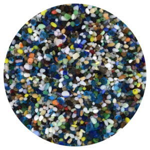 Mixed Color Small Glass Beads for Pools, Aquariums, and Crafts