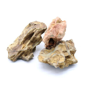 Ohko Stone – Natural Yellow-Brown Rock for Aquascaping and Terrariums