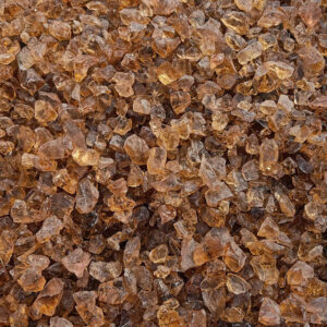 Orange Crushed Glass Rock for Fire Pits and Decoration