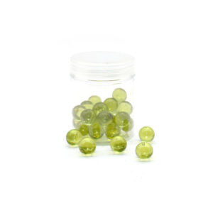 Transparent Yellow Glass Marbles