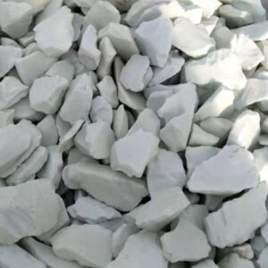 White Crushed Glass Rock for Fire Pits and Decorative Use