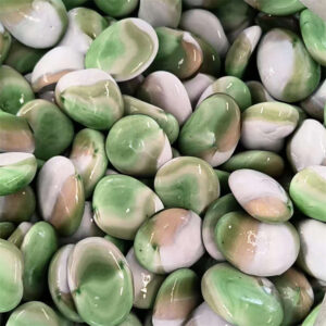 Forest Mist Glass Pebbles for Decoration