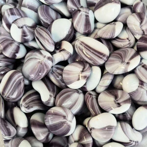 Lavender Glass Pebbles