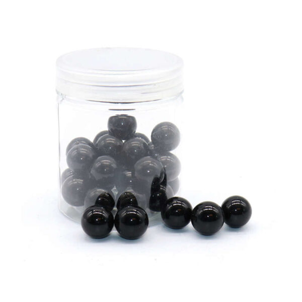 Black Glass Marbles 16mm for Decoration and Games