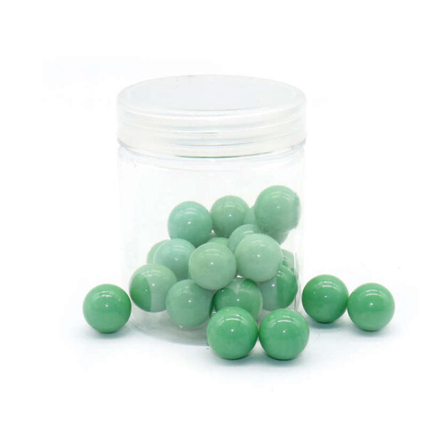 Green Glass Marbles 16mm for Decoration, Crafts, and Aquarium Use