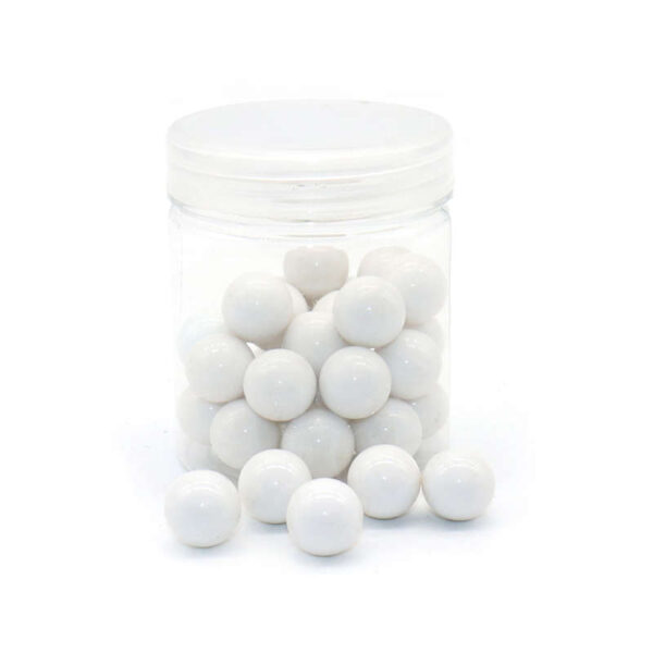 White Glass Marbles 16mm for Crafts, Decor, and Games
