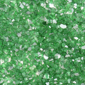 Emerald Green Tempered Fire Pit Glass –0.5Inch