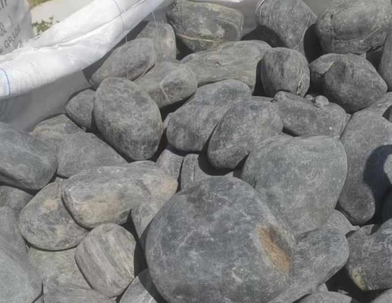 Large river pebbles