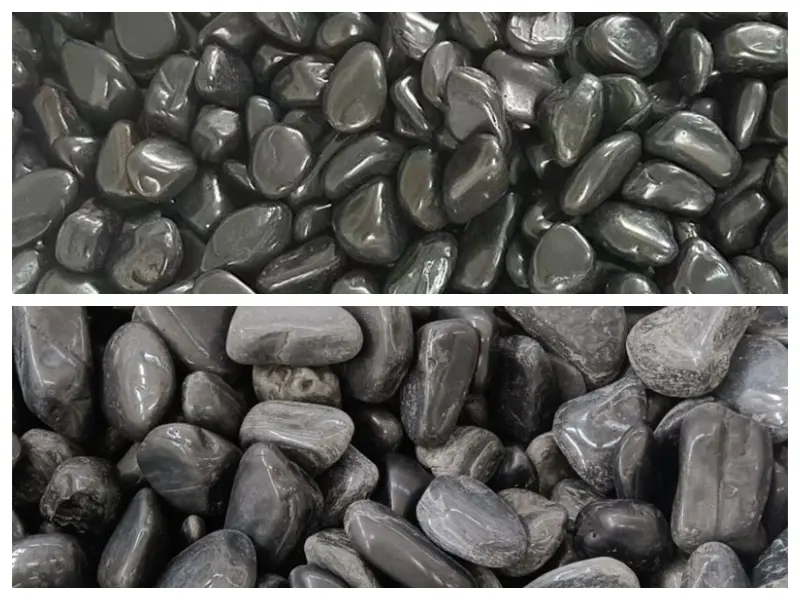 Why Some High Polished Black Pebbles Turn Grey Outdoors – And How to Avoid Low Quality Products