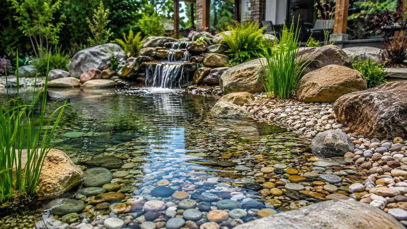 Natural Pebbles and Gravel for Aquatic Decor & Water Features