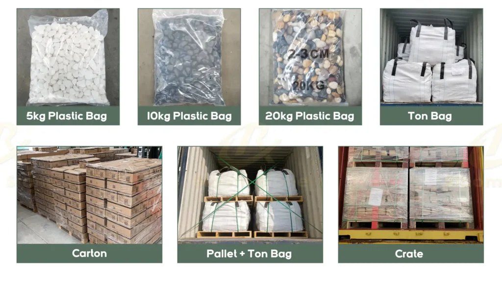 20ft Container Pebble Stone Loading & Mixed Packaging Guide