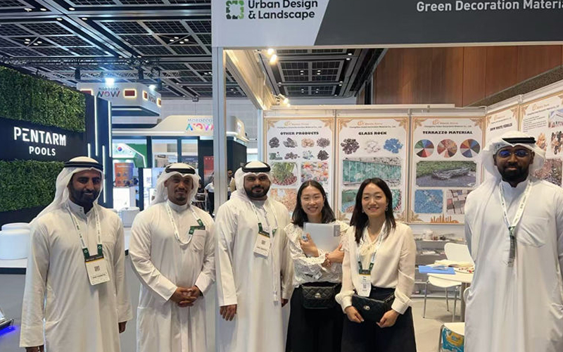 Bloom Stone decorative stone supplier exhibiting at Big 5 Global 2025